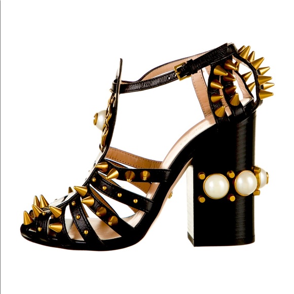 RARE GUCCI spiked heel *AUTHENTIC* - Picture 2 of 4